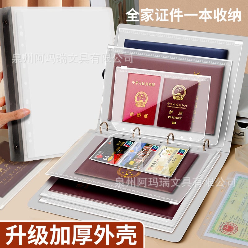 Family Document Storage Bag, Binder, A4 Storage Book, Certificate, Receipts, Archives, Pregnant Woman, Baby, Prenatal Check-Up, Postnatal Check-Up - Image 5